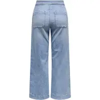ONLY Jeans flare / larges ONLMADISON HW BUTTON WIDE femmes - Bleu - US 27 / 30