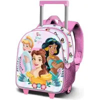 KARACTERMANIA Voiturette à roulettes 3D Disney Princess, 31 cm