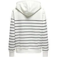 ONLY Sweat-shirt 'ONLADELLE' marron / noir / blanc