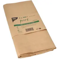 Papstar Sacs à compost, brun, 240 litres, 2pcs. en papier kraft 2 plis, épaisseur : 70 g/m², résistance à, Sac-poubelle, Marron