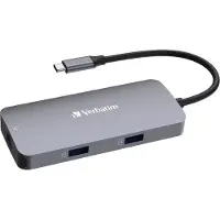 Verbatim Adaptateur Hub Usb-C - Hdmi/Usb-C /Eternet/2Xusb-A 3.0 Aluminiowy/Aluminum 32150