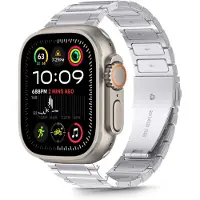 TechProtection Stainless Bracelet for Apple Watch 44 / 45 / 46 / 49 mm - Silver (Acier inoxydable), Sangles de montre, Argent, Gris