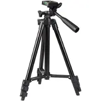 24.Se Mini camera tripod (Métal), Trépied, Noir