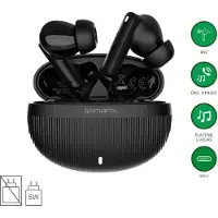 4smarts SkyBuds Pro ANC, True Wireless Stereo (TWS), appels/musique/sport/quotidien, 40 g, écouteurs, noir