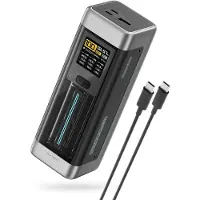 Cuktech Powerbank Cuk00P23Glbk 210W 25000Mah Power Bank 2 X Usb-C 1 X Usb-A - Noir