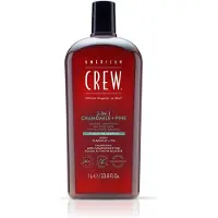 American Crew 3 in 1 Chamimile + Pine 3 en 1 : shampoing, après-shampoing et gel douche pour homme 1000 ml