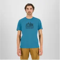Karpos Outdoors Trees Short Sleeve T-shirt Bleu 2XL Homme