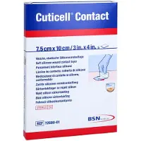 Bsn Medical Cuticell Contact Pansement de contact en silicone 7,5 x 10 cm 5 pc(s) Pansement(S)