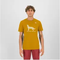 Karpos Wild Animal Short Sleeve T-shirt Jaune L Homme