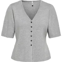 ONLY Cardigan 'ONLLucy' gris chiné