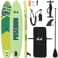 vidaXL Planche de stand up paddle gonflable POSEIDON 366 x 81 x 15 cm