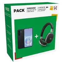 Samsung Pack Smartphone Galaxy A57 6.7" 5G Nano SIM 128 Go Bleu + Casque sans fil Lacoste