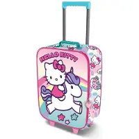 KARACTERMANIA Valise à roulettes Hello Kitty Unicorn 3D 46 cm