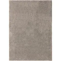Interiyou Tapis à poils longs lavable Sofia, gris clair, 120 x 170 cm