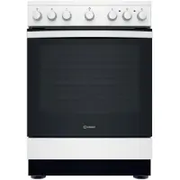 Indesit Cuisinière vitrocéramique a 69l 4 feux blanc - - IS67V5PCWE -