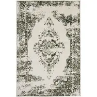 Interiyou Tapis Sintra Crème/Vert 80 x 150 cm