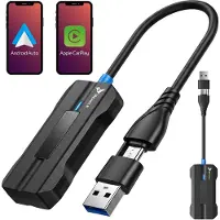 Reagle Adaptateur Sans Fil Avec Carplay Intégré Voiture Android Apple Iphone, Mini Adaptateur, Plug And Play Sans Fil,
