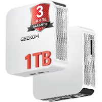 GEEKOM Mini PC A5 Pro Édition 2026 avec AMD Ryzen 5 7530U, SSD de 1 To et 16 Go de RAM (convient à 95 % des utilisateurs) – Mini PC de bureau, Windows 11 Pro préinstallé