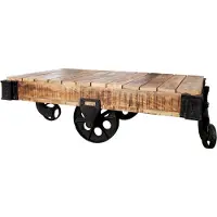 Invicta Table basse 110 cm en bois, design moderne pour le salon - ACHETER MAINTENANT