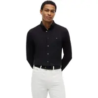 Tommy Hilfiger Mw0mw41059 Long Sleeve Shirt Noir S Homme