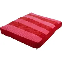 COOCKOO Coussin pour chien Cozy Stripe rouge/rose, taille : S