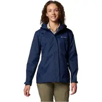 Columbia Veste Columbia Arcadia II, modèle pour femme, couleur bleu nuit, avec capuche, unie