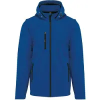 Kariban Veste softshell unie 3 couches avec capuche et manches amovibles