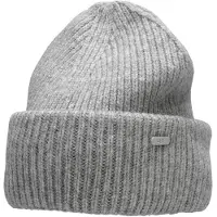 4F Femmes, Bonnet, Chapeau femme cool gris clair chiné H4Z22 CAD005 27M (M), Gris, (M)