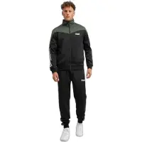 Lonsdale Survêtement 'Caution' vert / noir / blanc