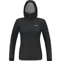Salewa PUEZ Aqua 4 veste femme fonctionnelle imperméable, couleur:noir, taille:42