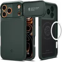 Spigen Optik Armor MagSafe (Apple iPhone 17 Pro Max), Coque pour téléphone portable, Vert