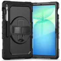 Tech-Protect Solid Case für Samsung Galaxy Tab S10 FE+ - Schwarz (Samsung Galaxy Tab S10 FE+), Étui pour tablette, Noir