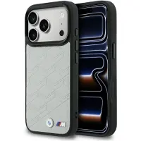 BMW Case M Shape Logo MagSafe for iPhone 17 Pro Max grey (Apple iPhone 17 Pro Max), Coque pour téléphone portable, Gris
