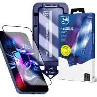 3mk Protection Apple iPhone 15 Pro - Hardglass Max (1 pcs, Apple iPhone 15 Pro), Téléphone portable : film de protection, Transparent