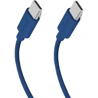 SBS Câble textile USB-C - USB-C avec serre-câble, 1,5 mètre