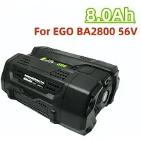 StarTech.com Batterie 56V - Batterie de remplacement Li-ion - 8,0Ah 8000mAh - Pour tondeuses à batterie, tronçonneuses, souffleurs de feuilles - 1 pièce - Compatible avec les modèles BA2800, BA2800T, BA4200