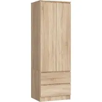 Akord Garderobe 60 cm Dąb Sonoma avec 2 portes et 2 tiroirs