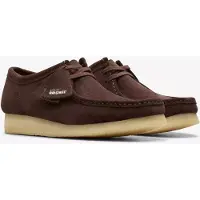 Clarks M Wallabee Marron foncé Int Suede 43