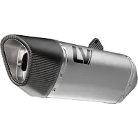 Leovince Lv-14 R Kawasaki Ninja 1000 Sx Abs 20-24/ninja 1100 Sx Abs 25-26 Not Homologated Slip On Muffler Argenté Not Homologated