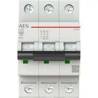 AEG Disjoncteur Elfaplus 6kA C-25A 3P (2CDS253088R0254)