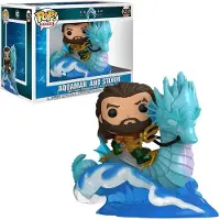 Funko POP! Dc Comics Aquaman Deluxe Ride And The Lost Kingdom On Storm Figure Bleu Enfants