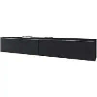 Bratex Meuble TV CERIEE 180 – noir graphite