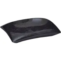 Syfax Lavabo noir 50x35x10 cm marbre
