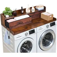 Vevor Comptoir pour Lave Linge et Sèche Linge avec Étagère