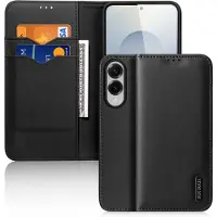 DUX Samsung Galaxy S25 Edge Cover with Wallet - Black (Samsung Galaxy S25 Edge), Coque pour téléphone portable, Noir