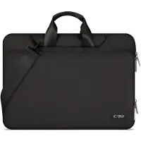 Tech-Protect Sacoche pour ordinateur portable 15-16 Pocket - Noir (16"), Sac pour notebook, Noir