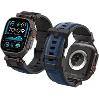Spigen Apple Watch 6/7/8/9/10/se/ultra 1/ultra 2 (44/45/46/49 Mm) Smartwatch Case Bleu