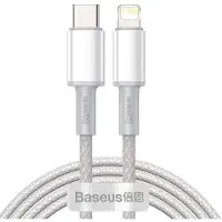 Baseus Câble Usb-c Vers Lightning High Density Braided 20w 2 M
