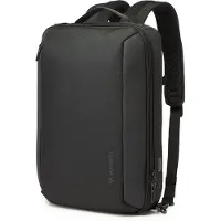 Wozinsky Premium 15,6" Sac à dos/sacoche pour ordinateur portable avec sangles - Noir