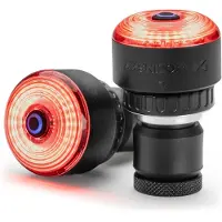 Wozinsky Lampe arrière Wis-02 Étanche Intelligent Arrière 1 pièce - Noir